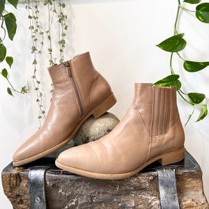Italeau genuine leather booties